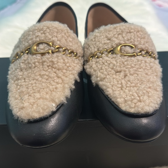 COACH SHEARLING HELENA LOAFERS - Picture 5 of 15
